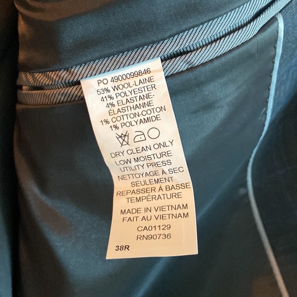 NWOT Calvin Klein Wool Blend Jacket Blazer - Picture 10 of 11